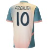 Original Trikotsatz Manchester City Grealish 10 4.trikot 2024-25 Für Kinder